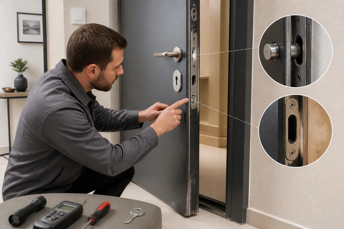 comment ouvrir une porte blindée fermée a clef