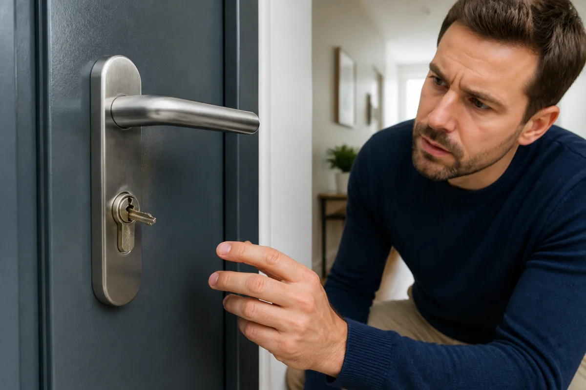 comment ouvrir une porte blindée fermée a clef