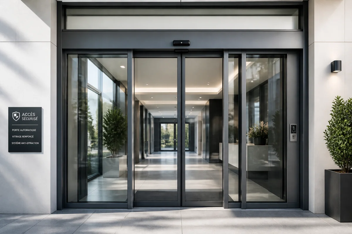 porte automatique anti-effraction
