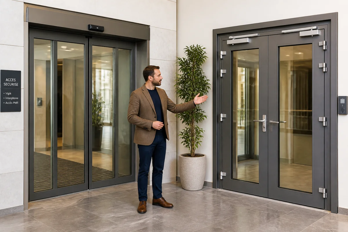 porte automatique anti-effraction