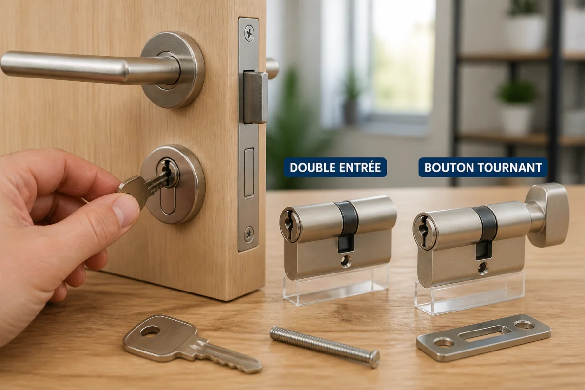 Remplacer un cylindre de porte
