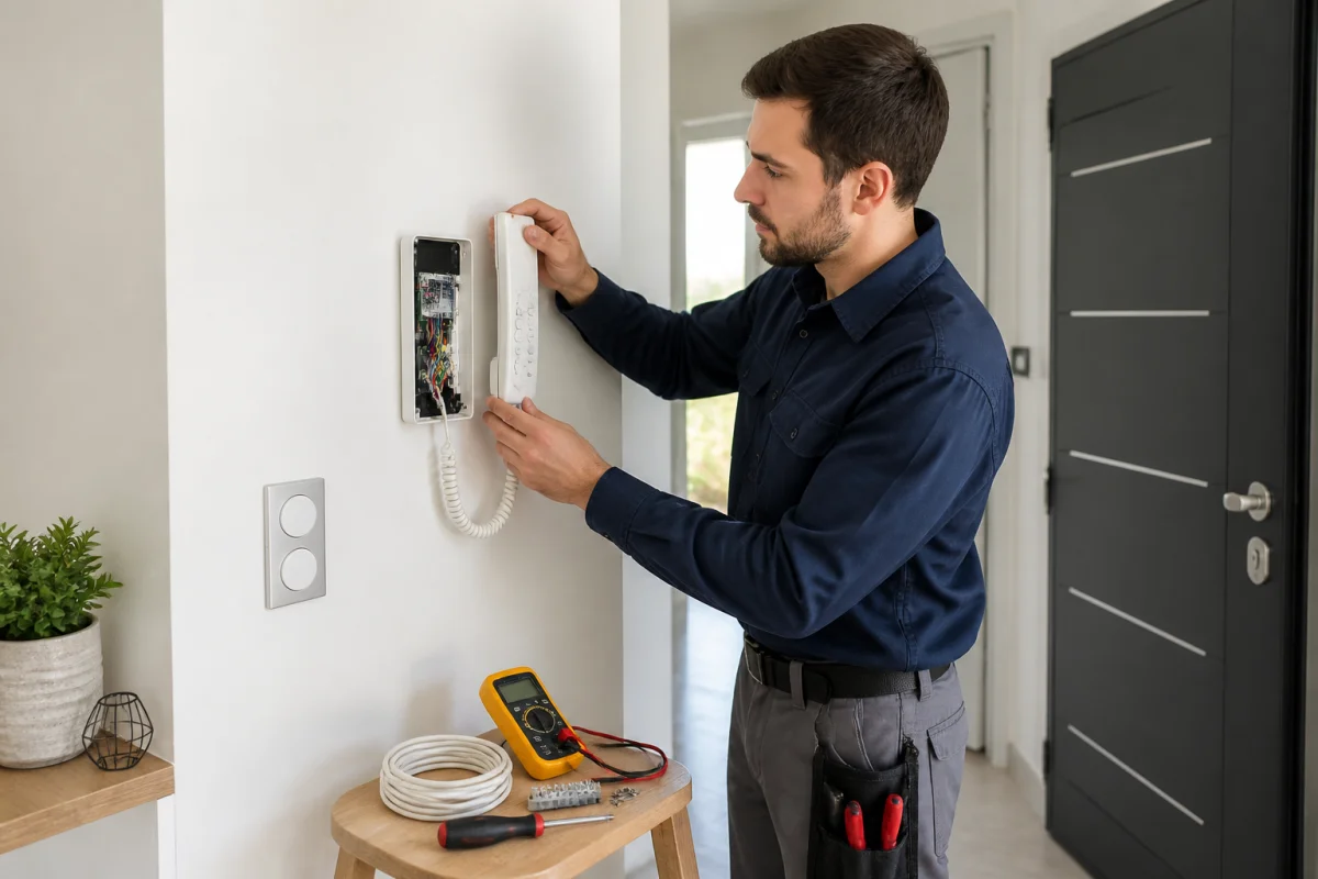 Installer un interphone filaire dans les bonnes conditions
